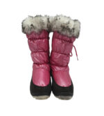 Cizme copii Mercury 37, material textil, roz, imblanite - imagine 3