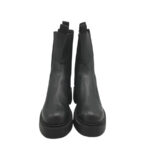 Ghete dama H&M 38, imitatie de piele, negru - imagine 3