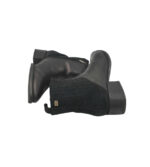 Botine dama Tommy Hilfiger 39, piele, piele intoarsa, negru - imagine 4