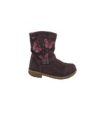 Cizme copii Lurchi 30, piele intoarsa, mov, captusite