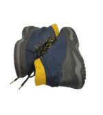 Ghete barbati Genius 44, alte materiale, material textil, albastru  negru - imagine 4