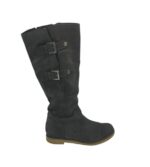 Cizme dama Caprice 39, piele, negru