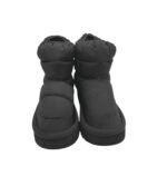 Cizme dama H&M 39, imitatie de piele, material textil, negru - imagine 3