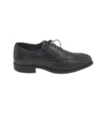 Pantofi barbati Beckett 46, piele, negru