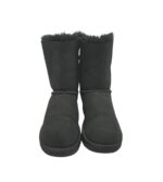 Cizme dama Ugg 36, piele, negru, imblanite - imagine 3