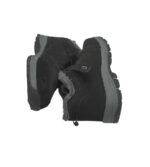 Ghete barbati Fashion 45, imitatie de piele, negru, imblanite - imagine 4