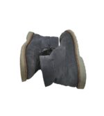 Ghete barbati Birkenstock, 41, piele intoarsa, gri, imblanite - imagine 4