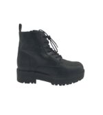 Ghete dama Graceland 39, imitație de piele, negru