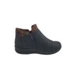 Botine dama Cushion-Walk 39, imitație de piele, negru