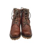 Ghete dama Landrover 40, piele, maro, imblanite - imagine 3