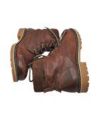 Ghete dama Landrover 40, piele, maro, imblanite - imagine 4