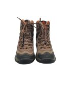 Ghete dama Lico 37 , piele intoarsa, material textil, maro - imagine 3