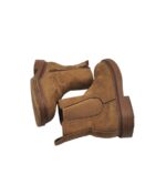 Ghete copii H&M 30, material textil, maro - imagine 4