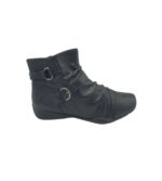 Botine dama Footglove 41, imitatie de piele, negru