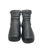 Ghete barbati Jomos 44, piele, negru, imblanite - imagine 3