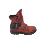 Ghete dama Mjus 39, piele, rosu