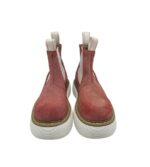 Ghete dama Last 37, piele intoarsa, roz - imagine 3