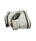 Ghete dama  37, piele, alb, imblanite - imagine 4