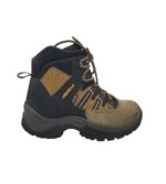 Ghete barbati Alpina 45, piele intoarsa, piele, negru maro