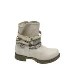 Cizme dama 39, imitatie de piele, alb