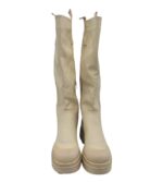 Cizme dama ON Y Go 40, imitatie de piele, crem - imagine 3