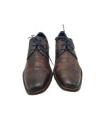 Pantofi barbati Bugatti 45, piele, maro - imagine 3