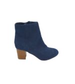 Botine dama Dorothy Perkins 41, material textil, bleumarin