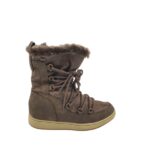 Cizme dama Esmara 37, imitație de piele, material textil, maro, imblanite