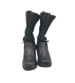 Cizme dama Ugg, 37, piele, piele intoarsa, negru, imblanite - imagine 3