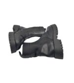 Ghete dama Reserved 36, imitație de piele, material textil, negru - imagine 4