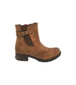 Botine dama Stone Walk 40, piele, maro