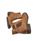 Botine dama Stone Walk 40, piele, maro - imagine 4