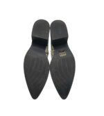 Botine dama 40, imitatie de piele, alb gri - imagine 5