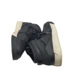 Adidasi barbati Zara 41, imitatie de piele, negru - imagine 4