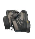 Ghete barbati Isogrip 43, piele intoarsa, material textil, gri - imagine 4