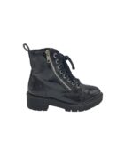 Ghete dama New Look 36, imitatie de piele, negru