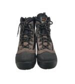 Ghete barbati Lytos 45, piele intoarsa, material textil,  negru maro - imagine 3