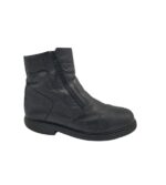 Ghete barbati Falcon 43, piele, negru, imblanite