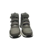 Ghete copii Vty 34, imitație de piele, gri, captusite - imagine 3