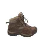 Ghete dama Salomon 40, material textil, piele, maro, Gore tex