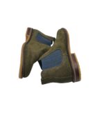 Ghete dama Salamander 37, piele intoarsa, kaki - imagine 4