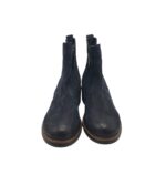 Ghete dama Salamander 37, piele, bleumarin - imagine 3