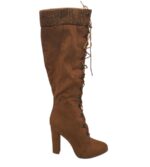 Cizme dama Sicaria 41, material textil, maro