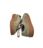 Adidasi dama Puma, 38, piele intoarsa, gri - imagine 4