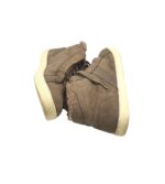 Ghete dama 40, material textil, gri, imblanite - imagine 4