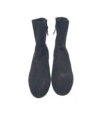 Botine dama Konstantin Starke 39, piele intoarsa, negru - imagine 3