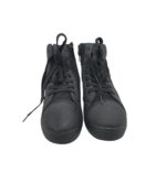 Ghete dama 39, imitatie de piele, material textil, negru, captusite - imagine 3