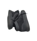 Ghete dama 39, imitatie de piele, material textil, negru, captusite - imagine 4