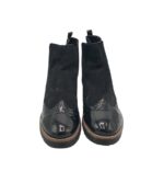 Ghete dama Walkx 41, imitatie de piele, piele intoarsa, negru - imagine 3