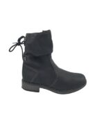 Ghete dama Easy Street 41, imitație de piele, negru